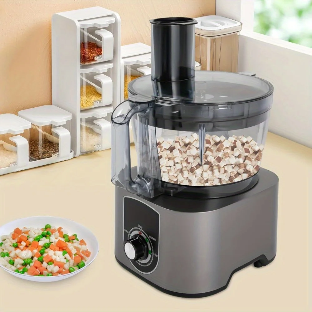 

600W 3 in 1 Electric Vegetable Chopper Fruit Dicing Machine Food Processor Food Cutter Slicer Dicer Machine for Onion Potato