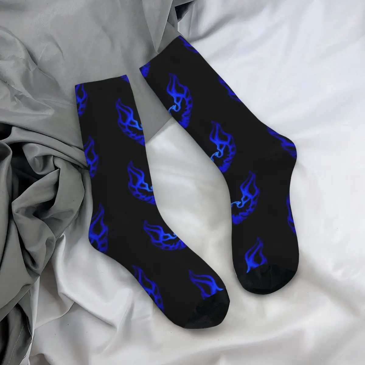 

American Firebird Blue Stockings Couple Socks Comfortable Casual Socks Winter Skateboard Non Skid Design Socks Birthday Gift