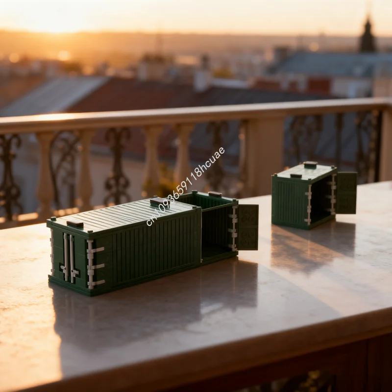 

281pcs MOC PLS Iso Container RMMV PLT DamoB Model Building Blocks Toys Assemble Christmas Gift DIY Idea Brick Kids Birthday