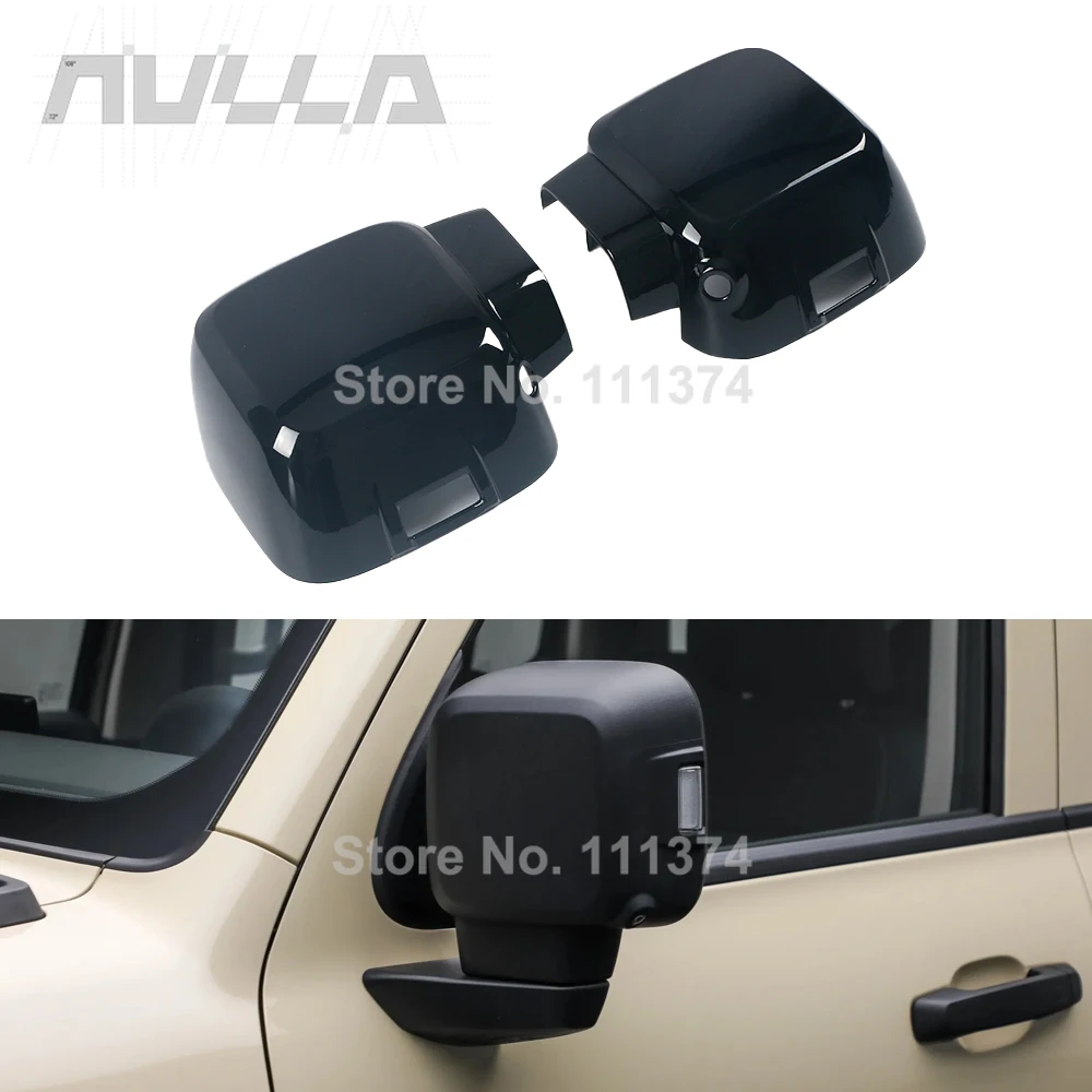 

Для GWM Tank 300 2021-2024 2025 черный декор зеркала заднего вида защитная крышка ABS карбоновая рамка хромированные аксессуары