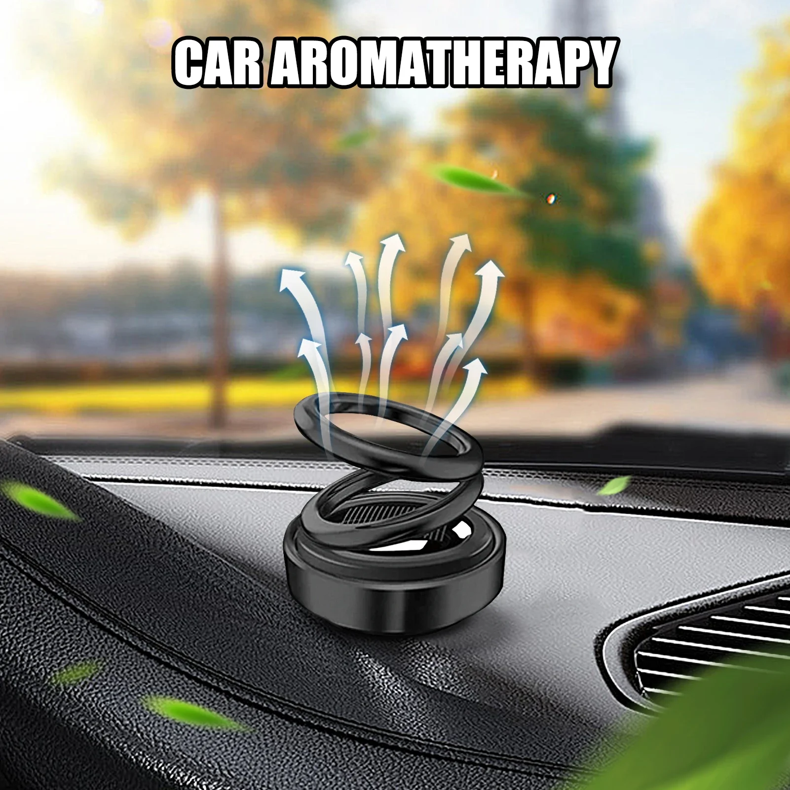 Mini Portable Kinetic Molecular Heater Auto Car Aromatherapy Windshield Heater Vibration Radiator for Car Diffuser Fragrance