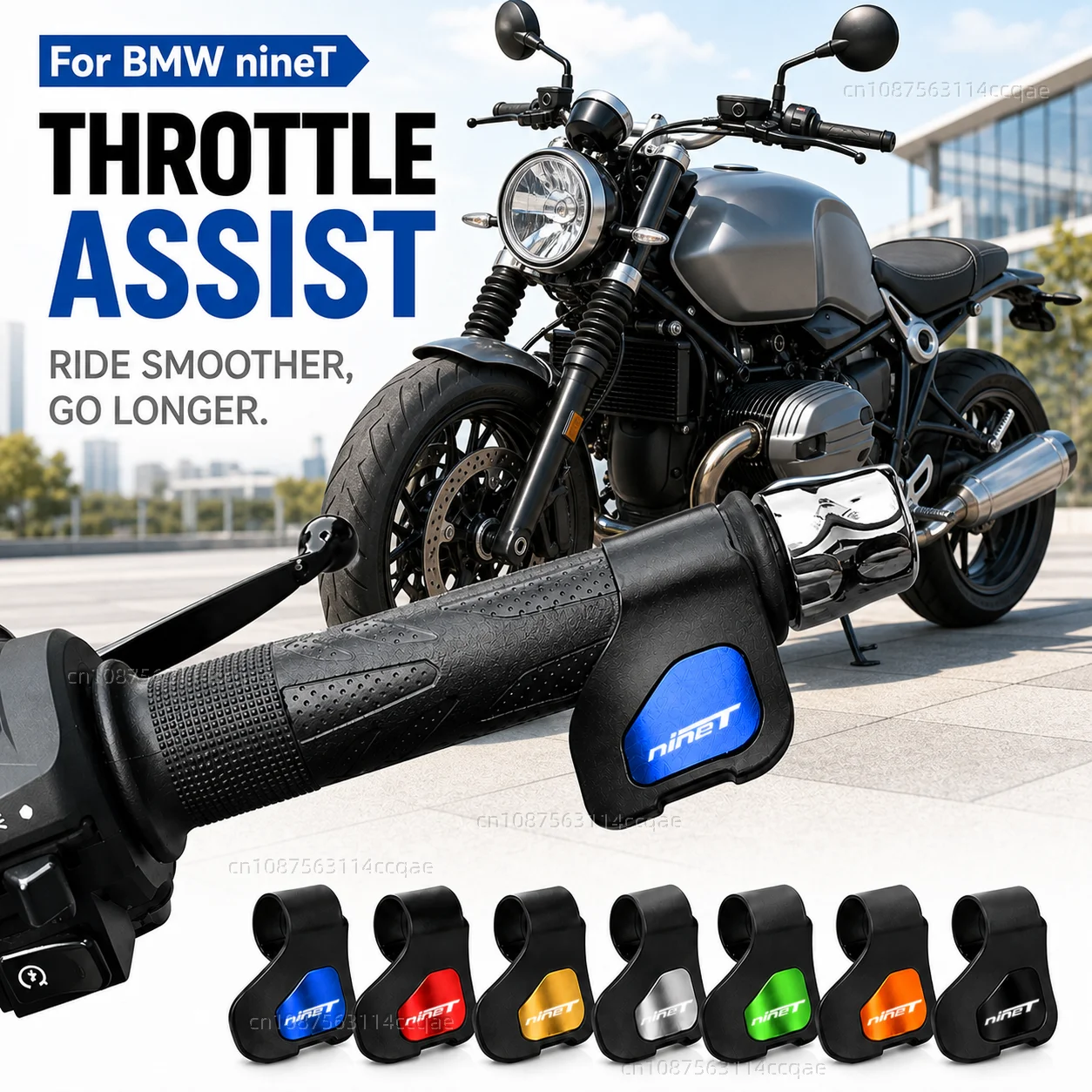 For BMW R nineT RnineT Nine T Pure Scrambler Urban G/S 2014-2022 2015 Motorcycle Throttle Assistant Clip Labor Saver CNC New Kit