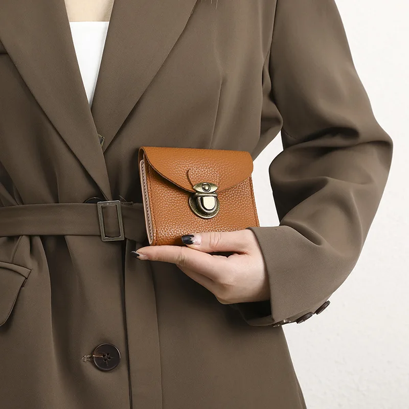 New High-Quality Short Wallet Card Holder Exquisite Coin Purse