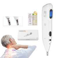 Electronic Acupuncture Pen USB Electric Laser Therapy Massage Pen Acupoint LCD Display Meridian Energy Pen Relief Pain Tools