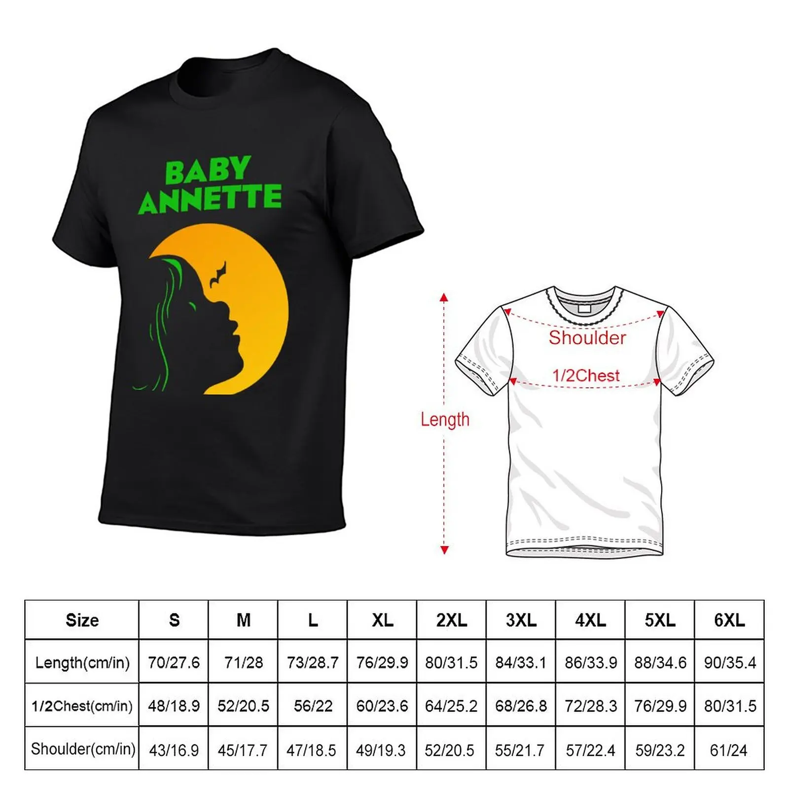 Baby Annette 2021 Movie T-Shirt for a boy oversized graphic tee Aesthetic clothing mens graphic t-shirts pack