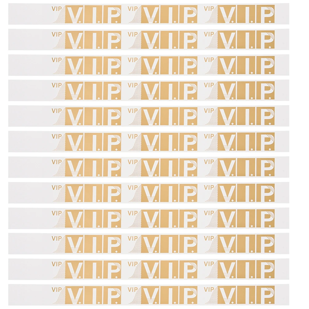 

100pcs Party Wristband Synthetic Paper Bracelets for Events Vip Wristbands Child Sports Disco Holiday Waterproof Hospital Hand