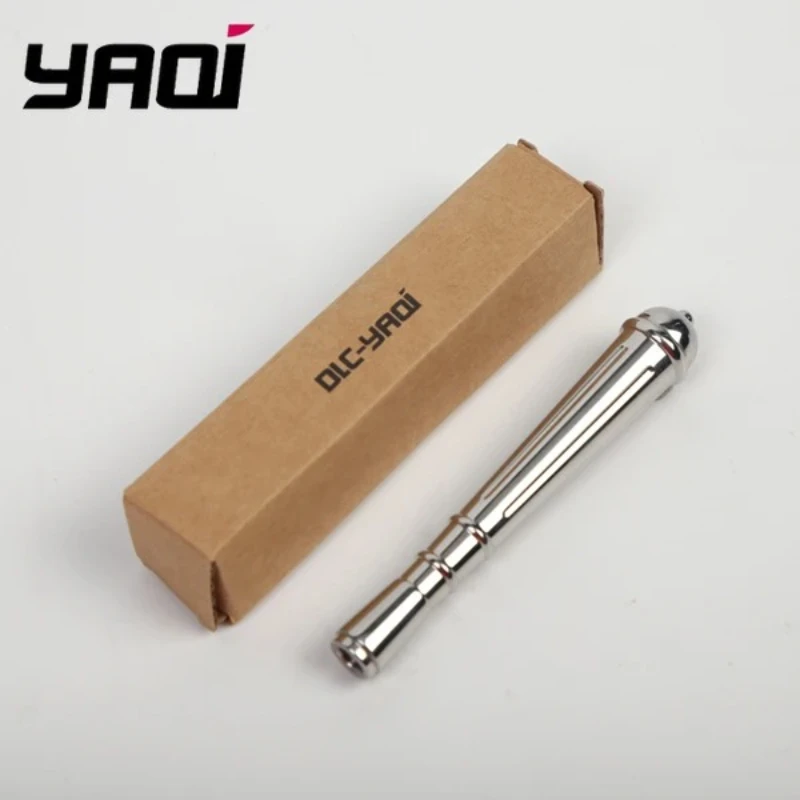 

Мужская безопасная бритва Yaqi с ручкой из полированной нержавеющей стали в форме капли - инструмент для ухода за удобным бритьем высшего качества