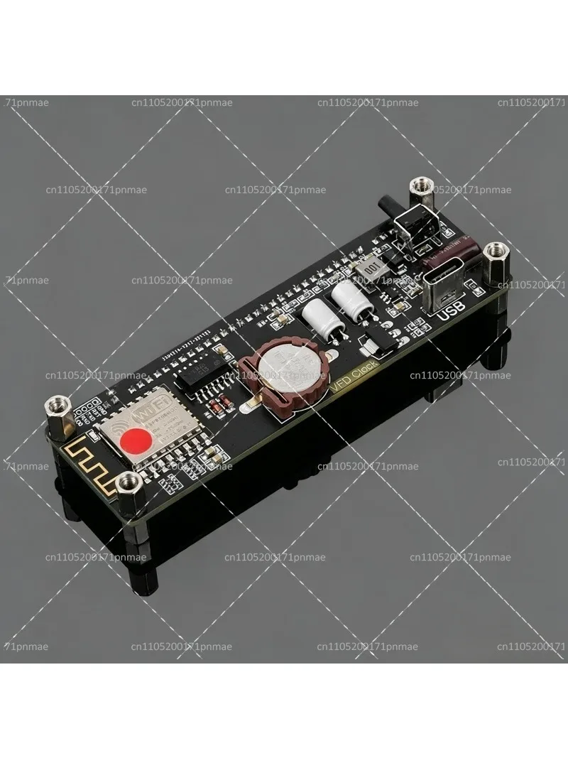 Vacuum Fluorescent Display Clock with WiFi Automatic Time Calibration
