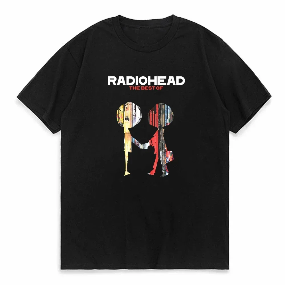 RADIOHEAD COTTON NEW VINTAGE BAND T SHIRT radiohead Men Short Sleeve T Shirt Tee Tops Clothing