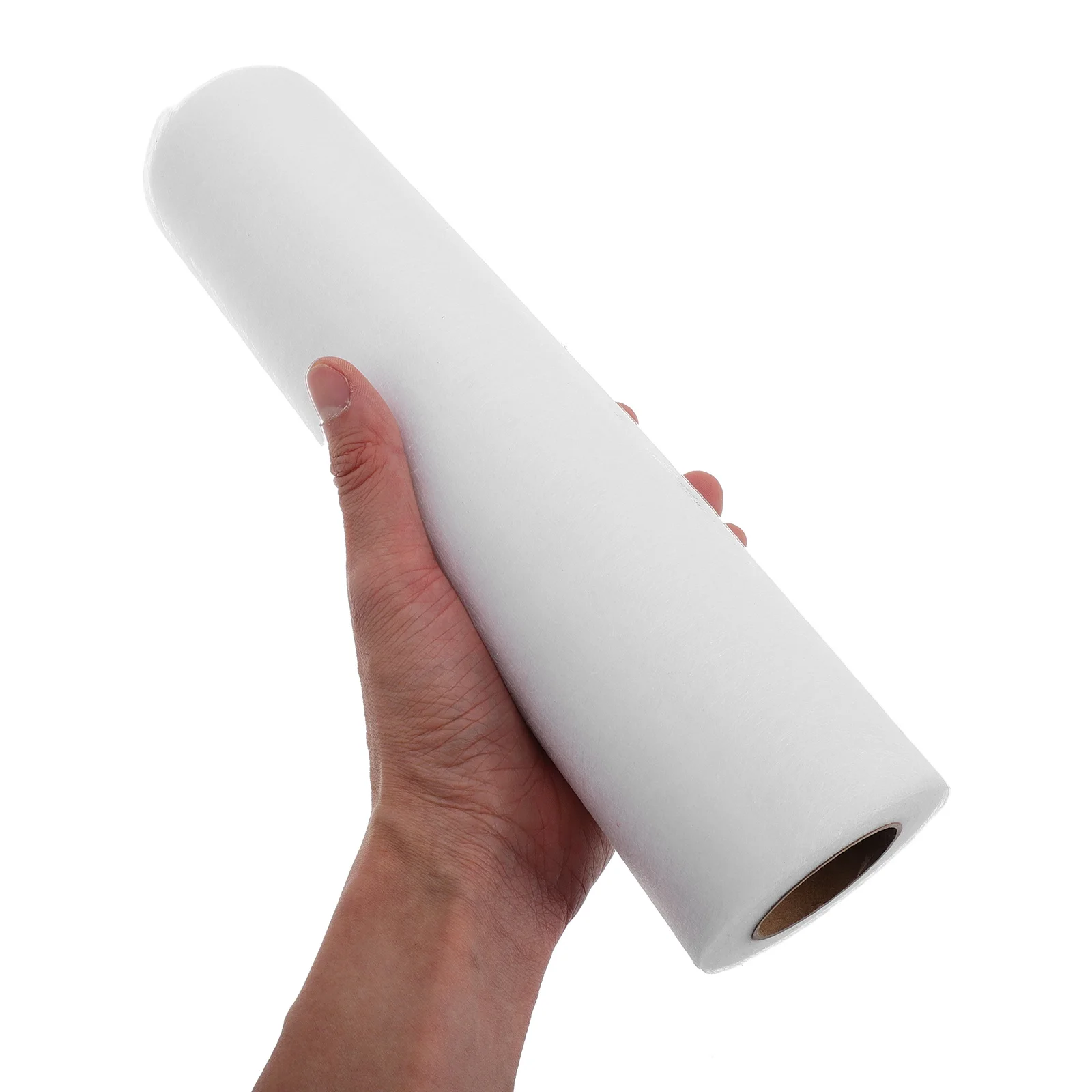 لفة تثبيت قابلة للانصهار مزدوجة الجوانب 5 متر مثبت خياطة أبيض غير منسوج لصنع الملابس قماش خياطة اللحف الحديدي