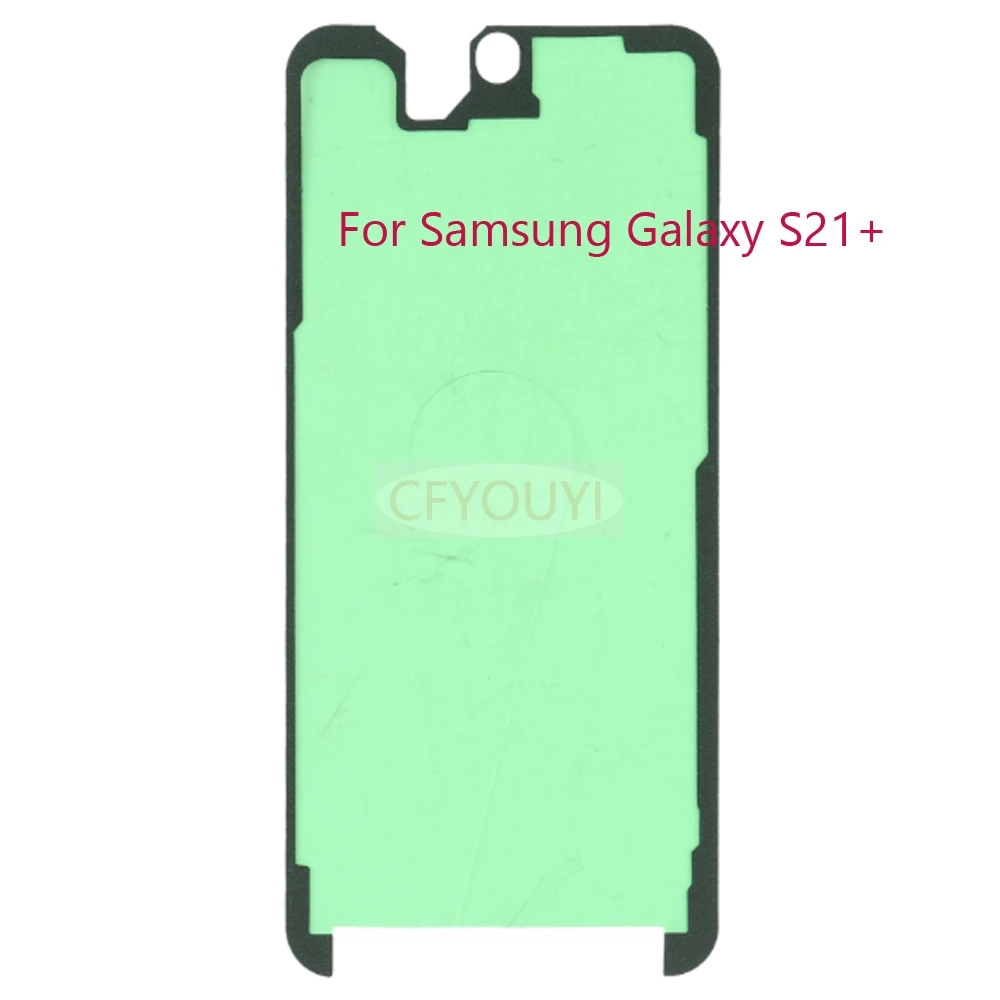 50pcs/lot Front Housing Adhesive For Samsung Galaxy S21 G991 / S21 + G996 / S21 Ultra G998 Waterproof Adhesive Sticker Part