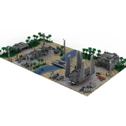 NEW 25738PCS Famous star Movie MOC Battlefront II Scarif Beach model DIY creative ideas Child Toy Birthday Gift Building blocks