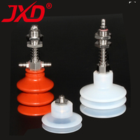 JXD SP-06/08/10/12/15/20/25/30/40/50 Single Layer Round Soft Silicone Rubber Pneumatic Vacuum Sucker