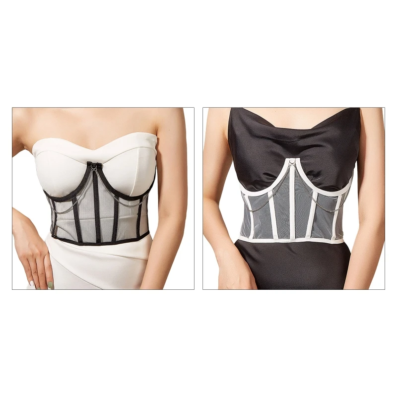 Sexy Corset Underbust Women Elegant Corset Shaper Modeling Strap Slimming Waist Belt Lace Corset Bustiers