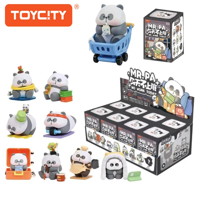 

Бренд Toycity «MR.PA NO Work Today», серия слепая коробка, оригинальная мультяшная экшн-фигурка, коллекция игрушек, орнамент, загадочная коробка, подарки