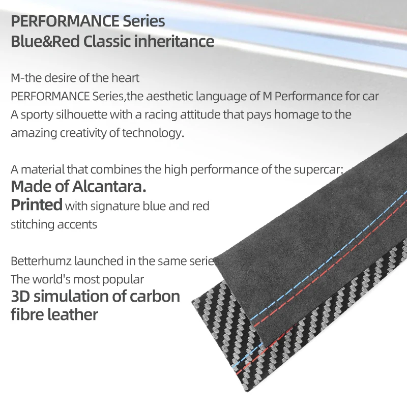 لسيارات BMW E60 E61 Series 5 مصنوعة من ألياف الكانتارا/ألياف الكربون الجلدية حامل الكأس لوحة الكسوة ملصق اكسسوارات السيارات الداخلية #4