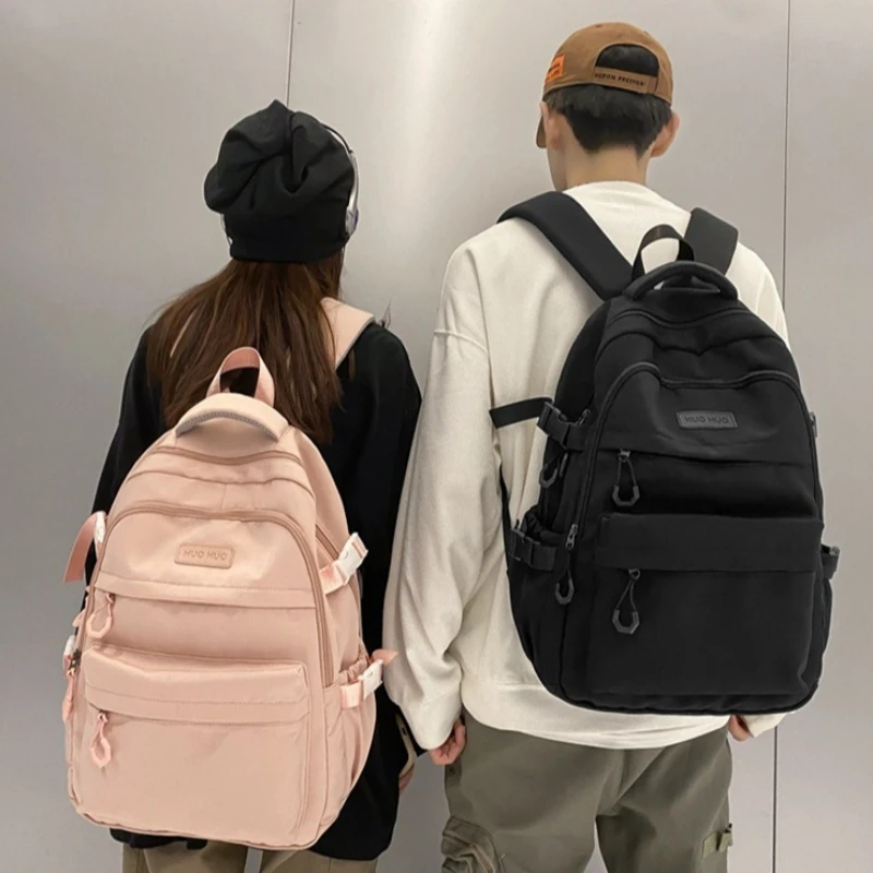 Fashion Backpack Solid Color Casual Versatile Large-Capacity, for Outings and Travel, Daily Commute Laptop, Women's Backpack
