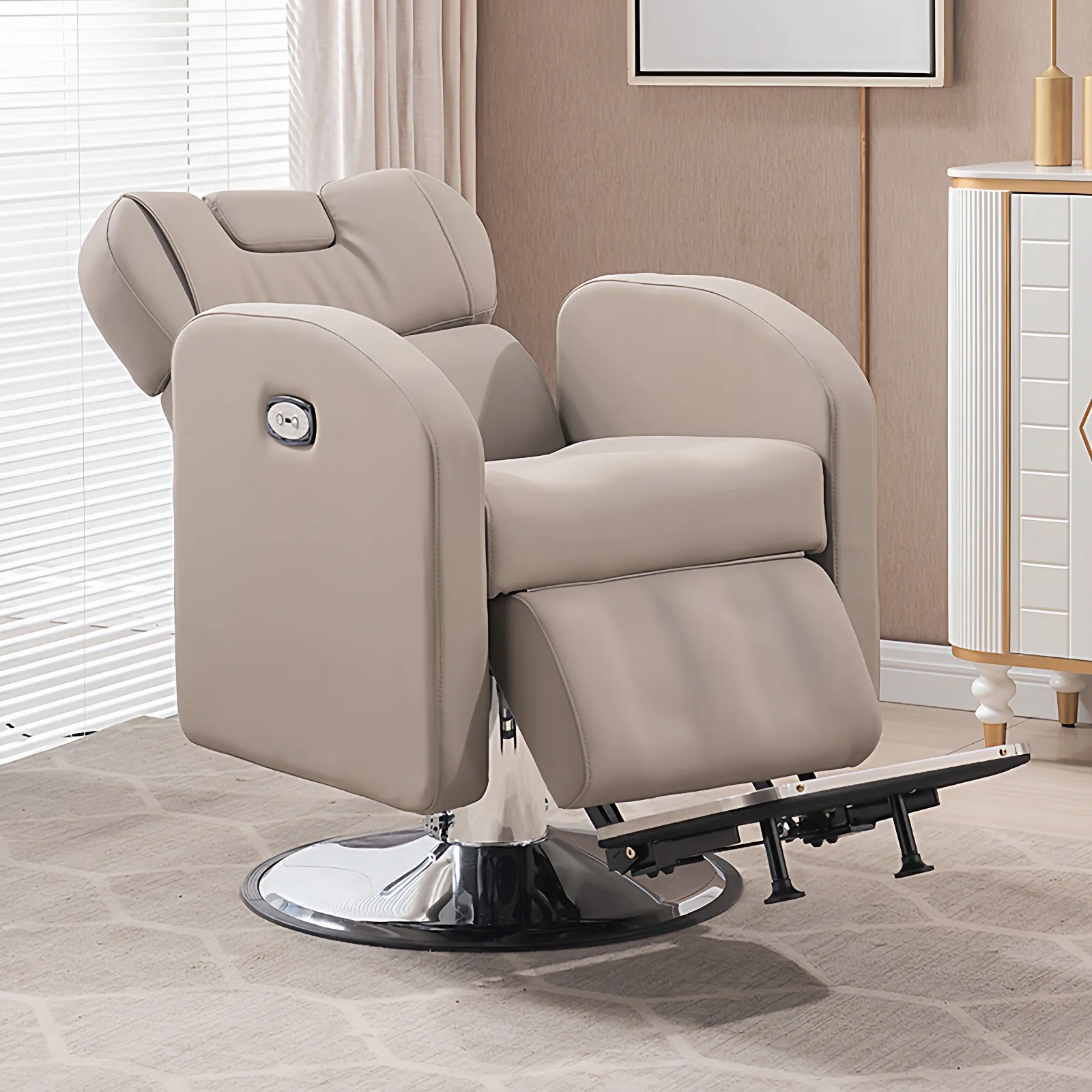 Barber shop chair hair treatment lift down beauty salon chair hair salon special scraping seat