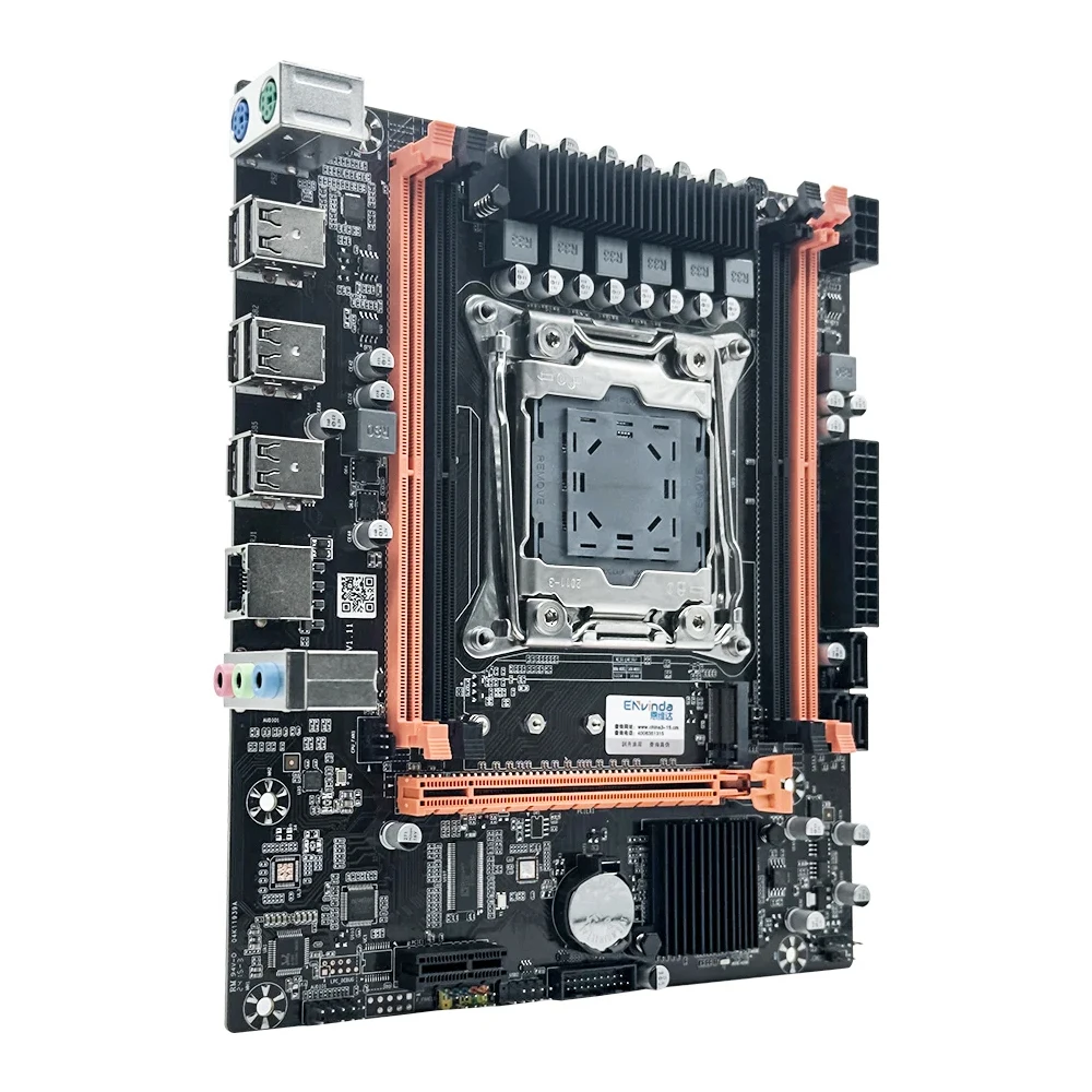 MOUGOL X99 Gaming Motherboard USB3.0 Dual Channel DDR4 Memory PCIEx16 LGA2011-3 Support M.2 NVME for Desktop Computer Components