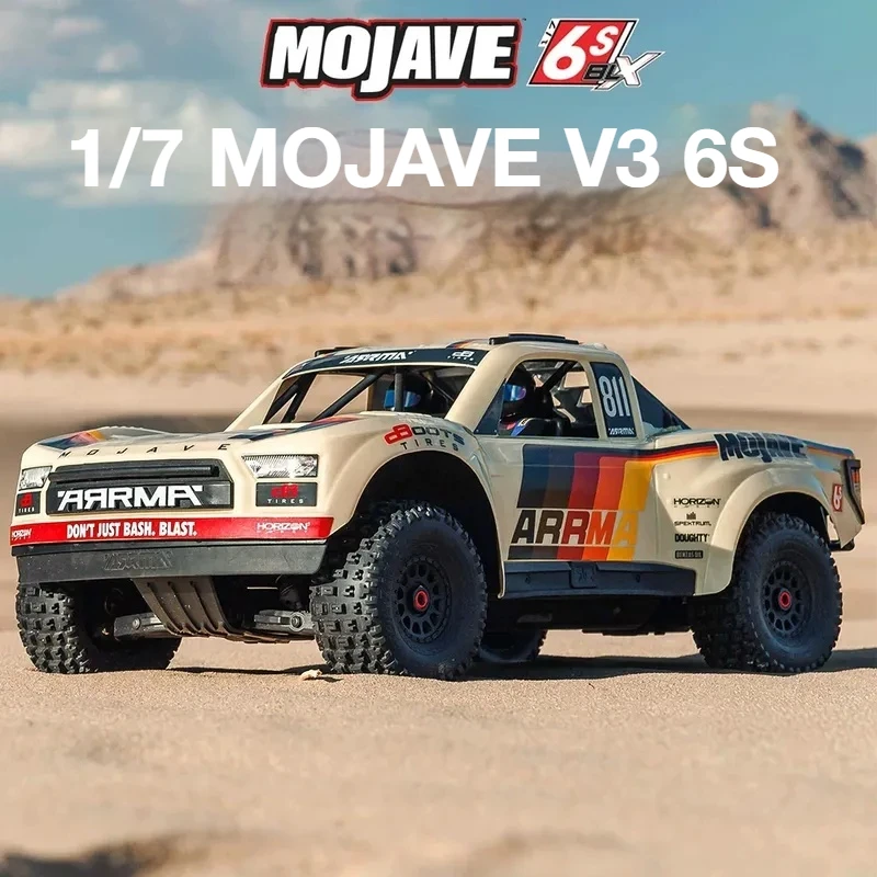 Arrma Mojave V3 1/7 6s 4wd Rtr Remote Control Electric Desert Short Course Off Road Truck 2.4g Three-Way Remote Controller