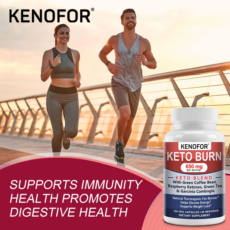 Keto Burn, Control and Weight Management. , Green Coffee Bean, Raspberry Ketone and Green Tea Extract To Support Fat Burning