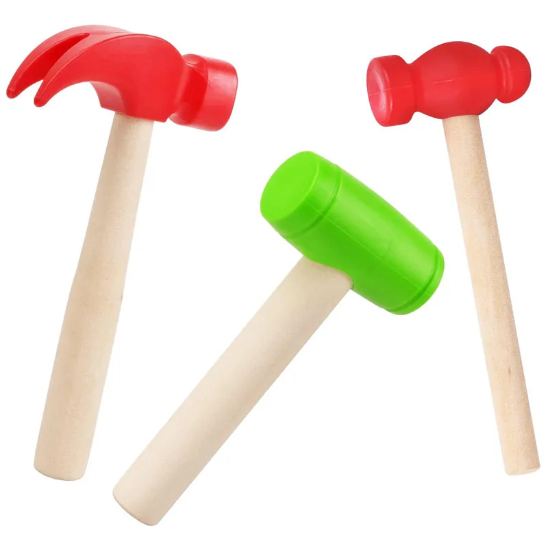 Kids Toy Mallet Hammer Simulation Maintenance Tools Pretend Play Educational Gifts School Games Birthday Party Favors