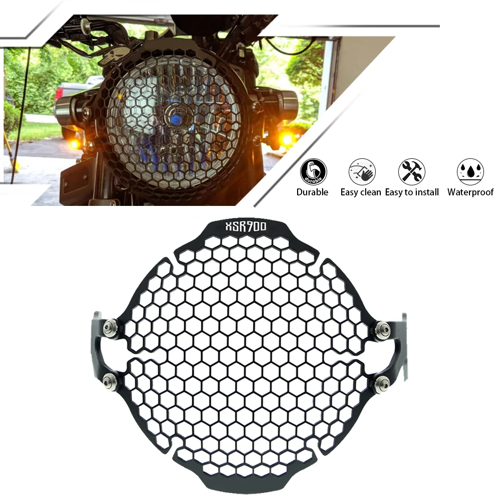 

For Yamaha XSR900 XSR 900 2023 Motorcycles 16 17 2018 2019 2020 2021 2022 Headlight Protector Guard Grill Head light Lamp Cover