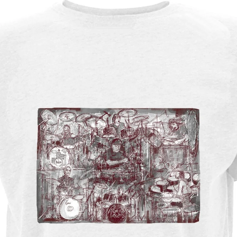 

Drummers,, Dads, Rock, The Drummers,Drummers_00000252- hand-drawn pattern T-shirts for both men and women in summer 2025 new tee