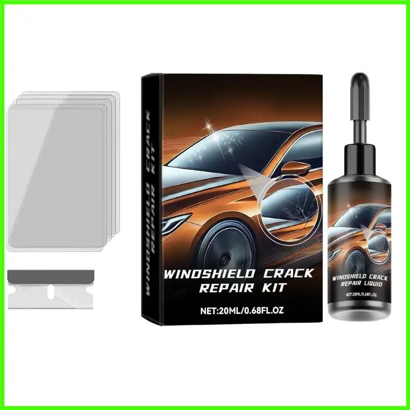 

Windshield Crack Repair Liquid Transparent Coating for Long Lasting Glass Fix
