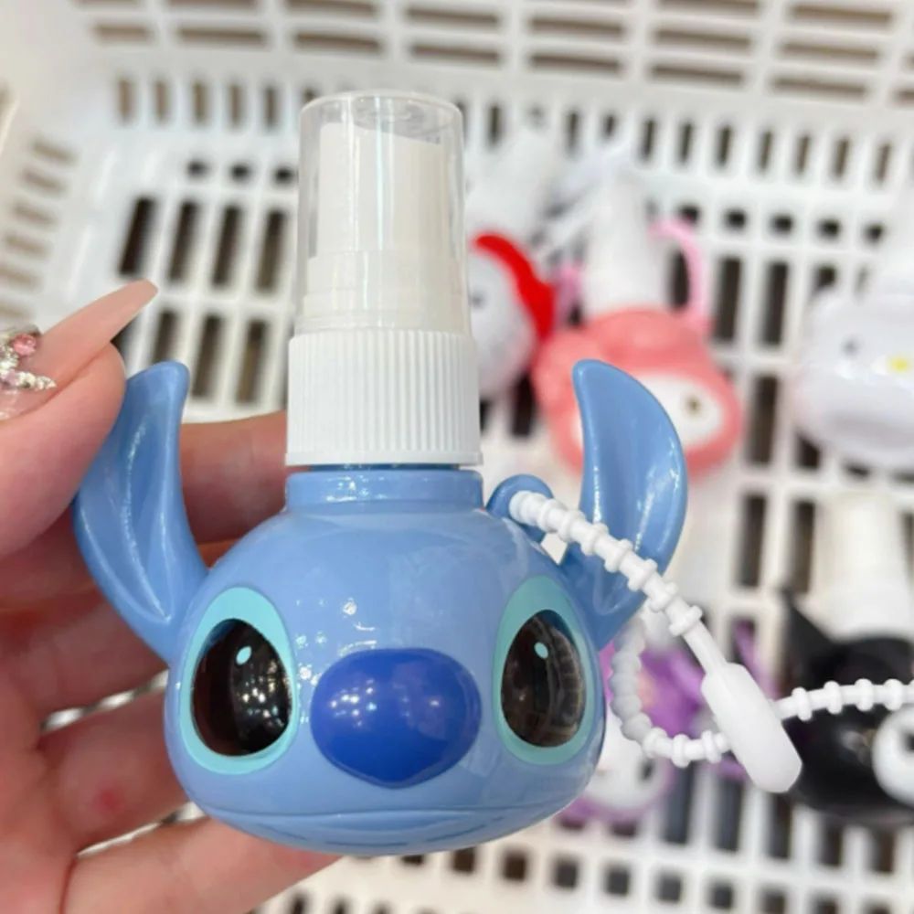 50ml Kawaii Sanrio Spray Bottle Hello Kitty Stitch Capybara Cute Travel Portable Perfume Alcohol Press Bottle image 5