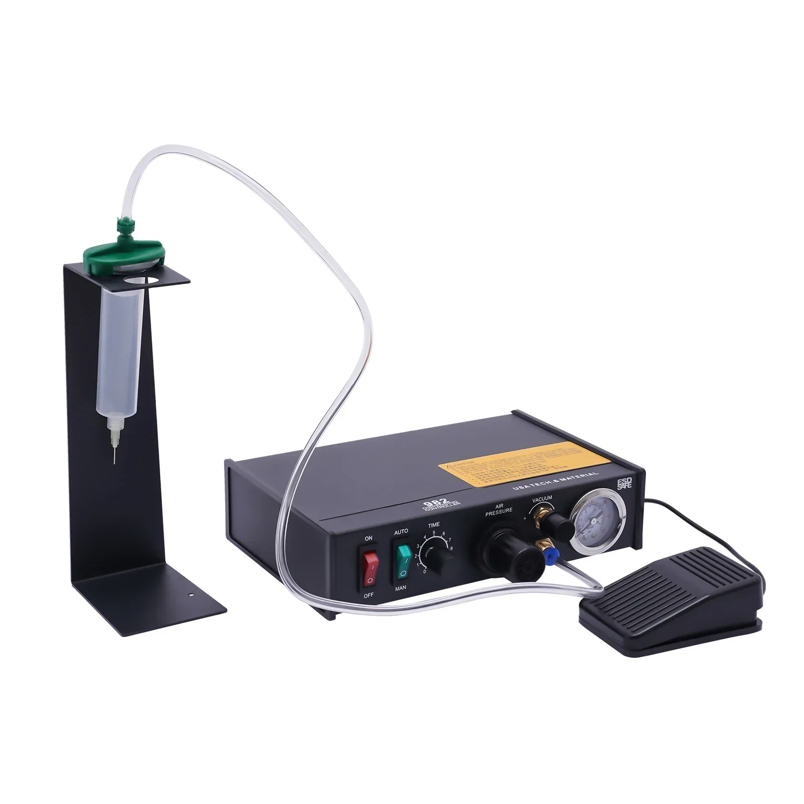 0.8MPA Precision Air-Powered Glue Dispenser Semi-Auto Liquid Adhesive Controller for Industrial Electronic Assembly