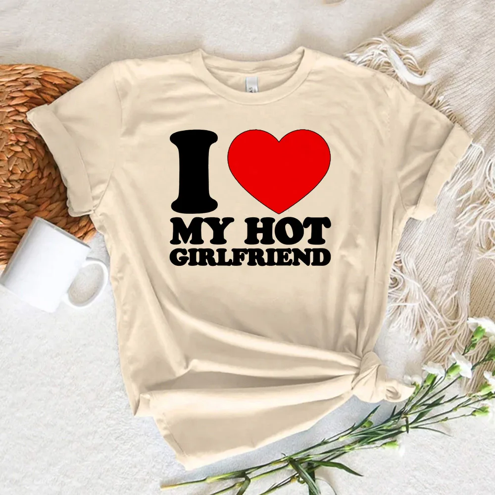 

i Love My Girlfriend tshirt women streetwear top female comic clothes