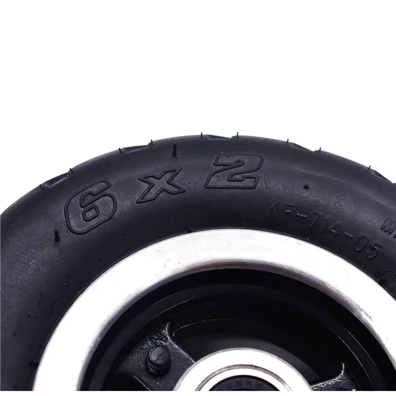 6 inch 6X2 Wheels  Inflation 6 Inch Inner and Outer Tire for Electric Scooter Wheel Chair 6X2 Pneumatic Tire