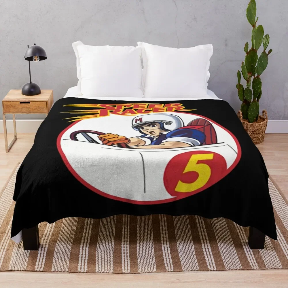 

Speed Racer Throw Blanket heavy to sleep cosplay anime Decorative Sofas Blankets