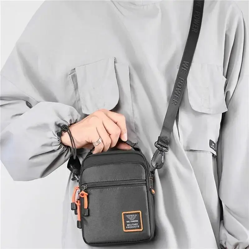 Practical Men\'s Bag High Quality Nylon Man Messenger Crossbody Bags Fashion Casual Small Handbag Shoulder