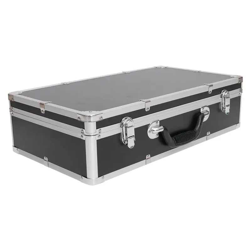 Aluminum Alloy Tool Box Multifunction Hard Storage Case Portable Parts Box Impact Resistant Case With Sponge