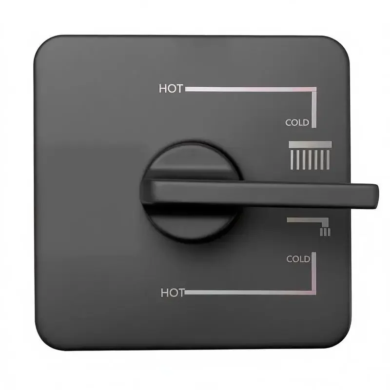 

Tub and Shower Faucet Set, Complete with 153 mm Rainfall Shower Head and Bathtub Spout, Single-Spray Single-Handle Tub Trim Kit with 304 Stainless Steel Valve Trim for Bathrooms, Matte Black