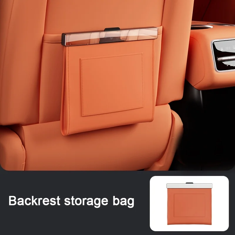 1 Stück Auto-Rücksitz-Aufbewahrungstasche, Universelle Auto-Rücksitz-Mülltasche, Hängende Aufbewahrungstasche, Rücksitz-Mülleimer, Gute Autoausstattung – Detail 9