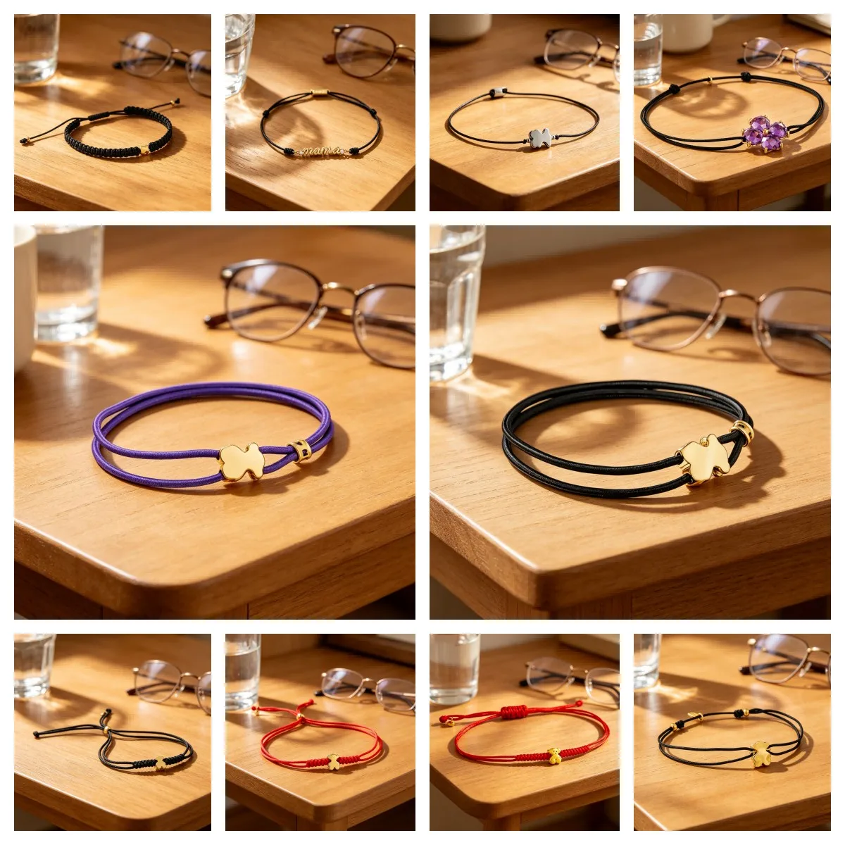 

Minimalist Spanish Style Adjustable Cord Bracelets for Women, Dainty Fashion Jewelry Gift