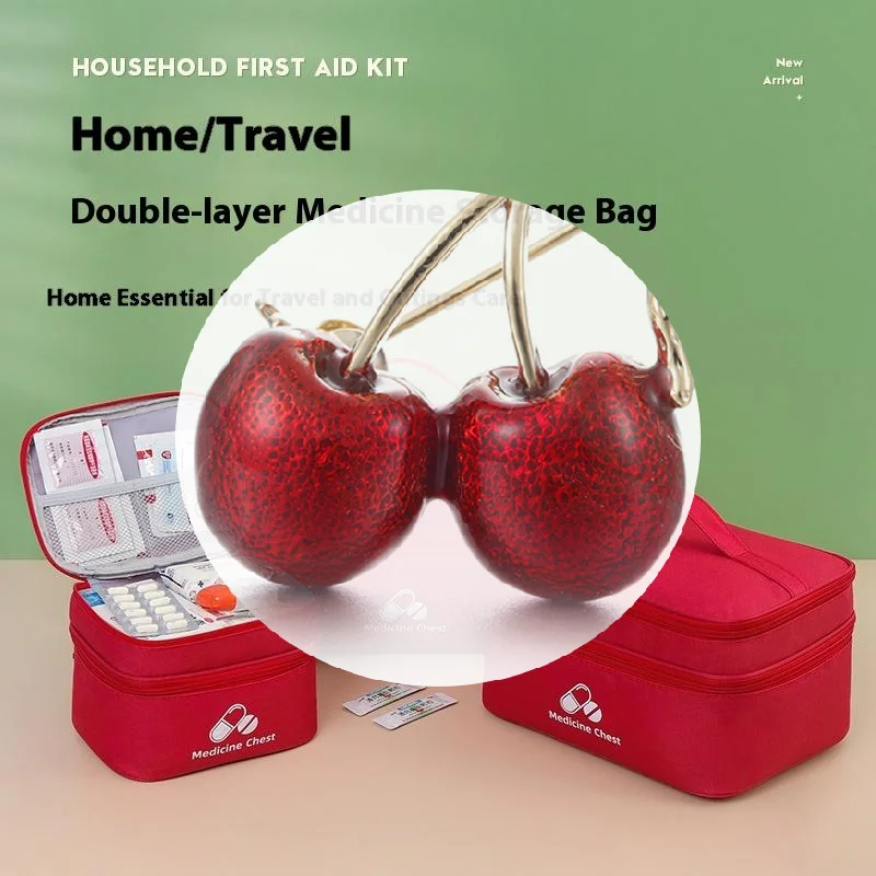 

Аптечка первой помощи для дома и путешествий, двухслойная сумка для хранения классификаций, сортировочная сумка из ткани Оксфорд, сумка для профилактики эпидемий