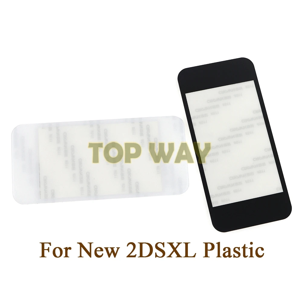 10PCS Glass Mirror Replacement Plastic Top Upper Screen Protector Front LCD Cover Lens For New 2DS XL LL 2DSLL 2DSXL