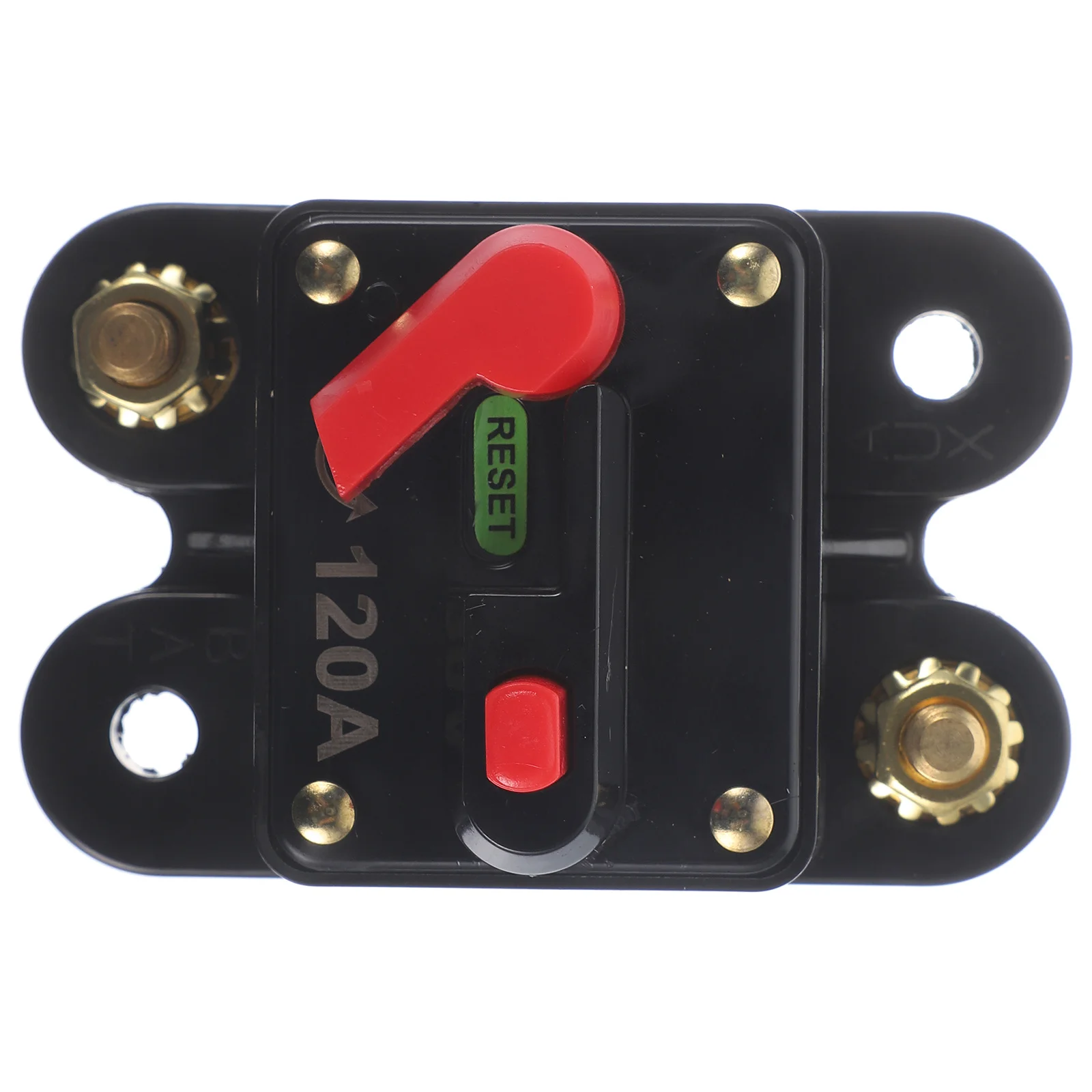 

120 Amp Auto Car Circuit Breaker Marine Inline Fuse Manual Reset Kill Button Protect Electrical Audio System Circuit Breaker