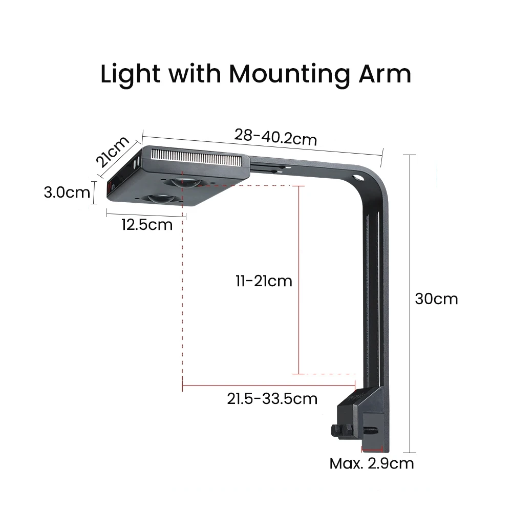 K7 140W Full Spectrum WiFi Full Spectrum Saltwater LED Aquarium Light for Coral Reef SPS/ LPS Marine Fish Tank