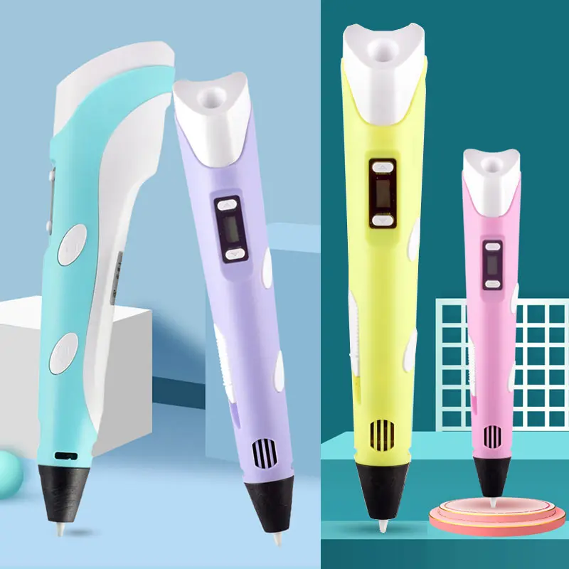 3D Printing Pen with LCD Screen Creative Graffiti Drawing Tool Compatible Birthday Gift 3D Pen for Painting And Modeling