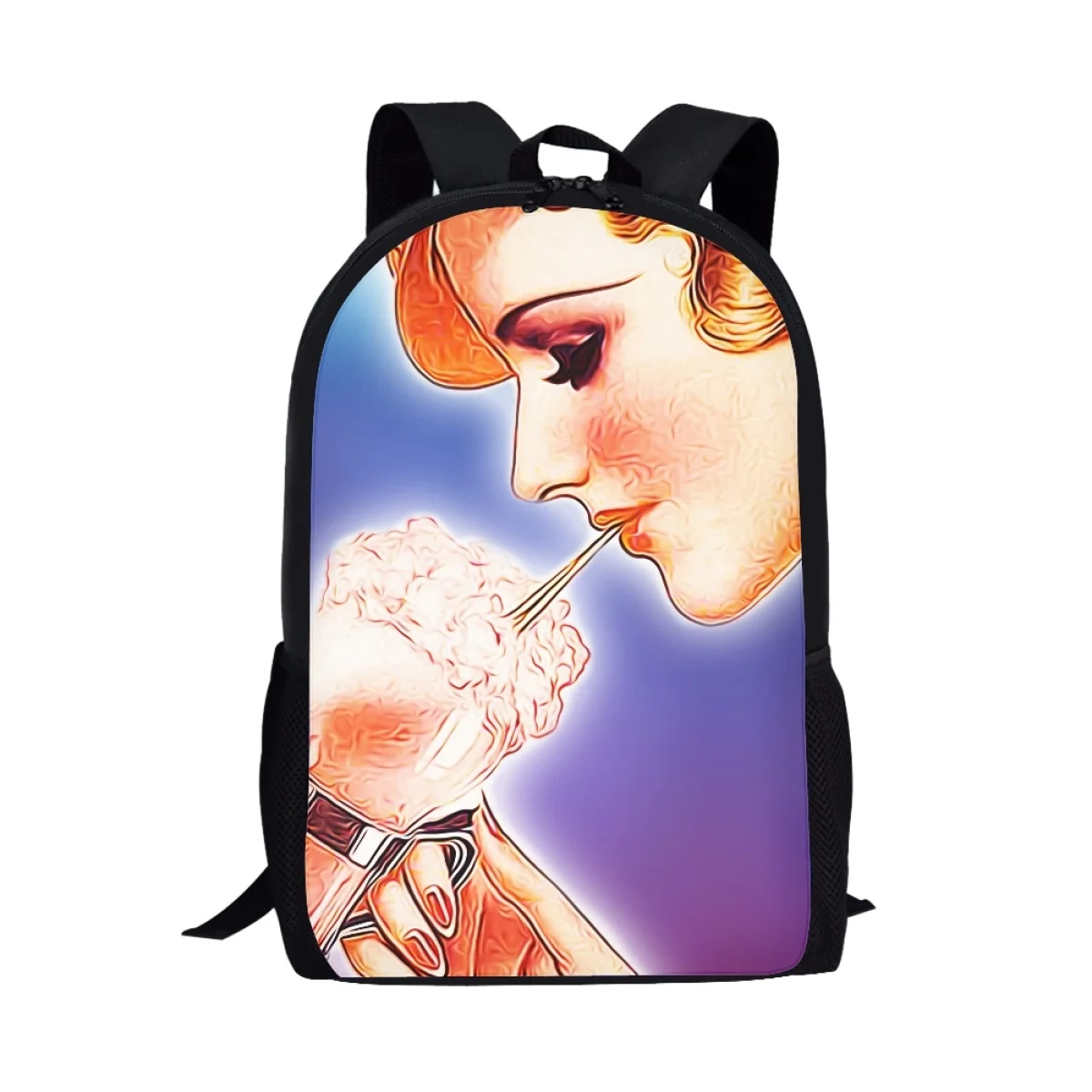 Menina bonito Saco de Escola Impressão Para Meninas Adolescente Mochila Escolar de Alta Capacidade de Alta Escola Estudante Bookbag Lazer Mochila de Viagem