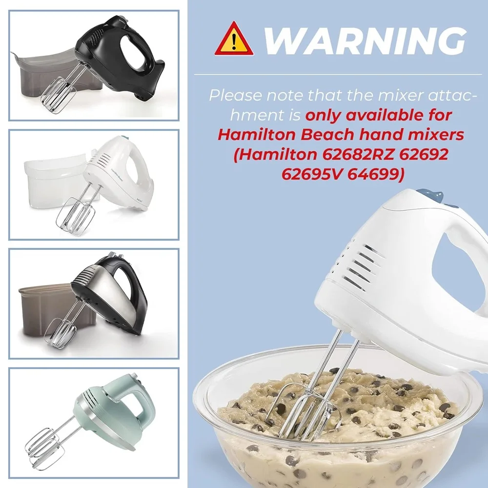 Hand Mixer Beaters Attachments Compatible with Hamilton Beach Hand Mixers 62682RZ 62692 62695V 64699