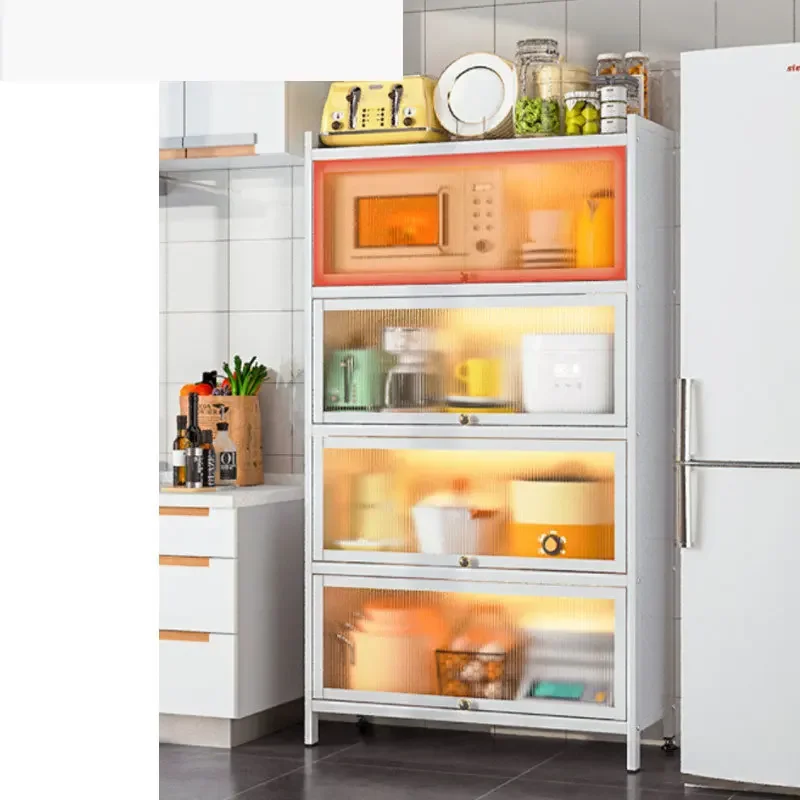 Kitchen cabinets  Modern simple side cabinet kitchen shelf multifunctional cabinet