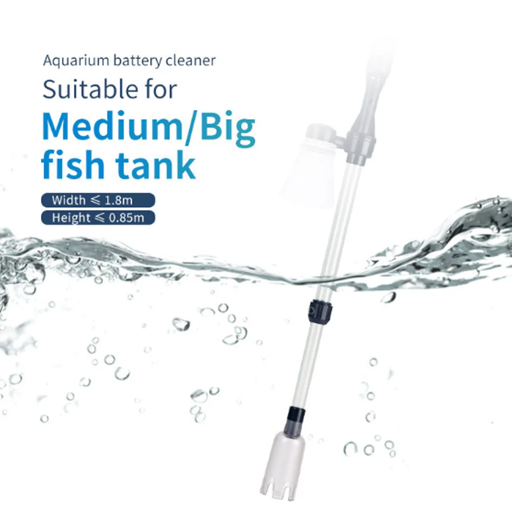 Electric Aquarium For Gravel Cleaner Vacuum Siphon Pump Suitable For Fish Tank Sand Washer Water For Changer Filter Maintenance