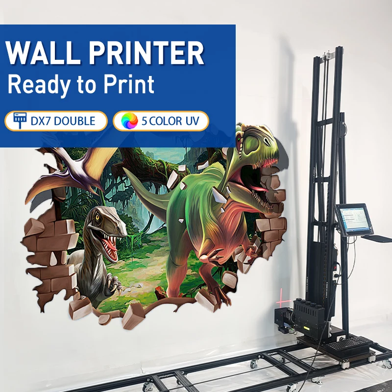 TH-UV1400A مصنع 3D الأشعة فوق البنفسجية طابعة نافثة للحبر الجدار العمودي آلة الطباعة الداخلية والخارجية