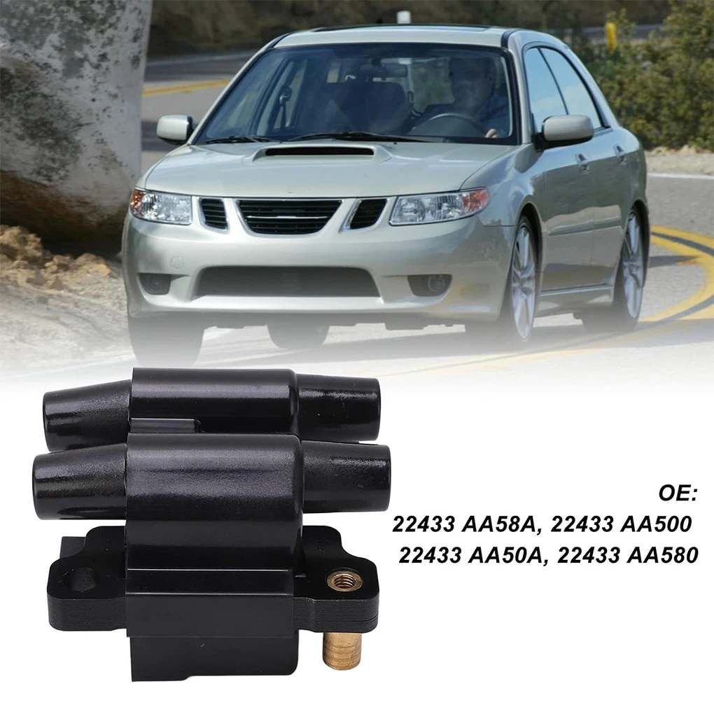 Black Car Ignition Coil Made Of Premium Metal Materials For Durability High Temperature Resistance